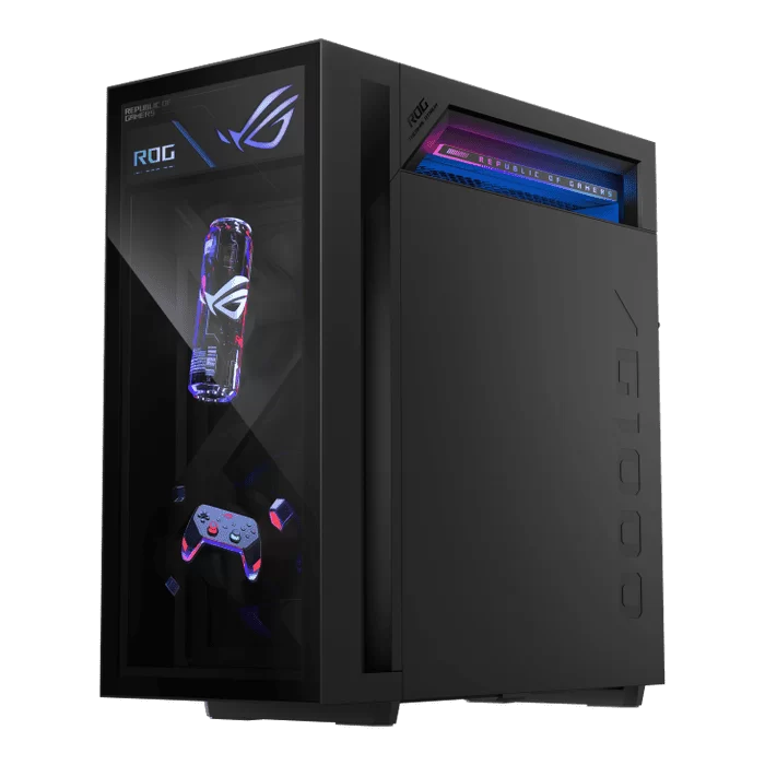 ASUS ROG G1000 (2026) GM1000 (GM1000TY-XS999) Gaming Desktop PC - Ryzen 9 9950X 3D, 5090 ROG, 32GB DDR5, 2TB NVMe PCIe 4.0, 1000W, 420mm AIO, Win 11 Pro 10 ASUS ROG G1000 (2026) GM1000 (GM1000TY-XS999) Gaming Desktop PC - Ryzen 9 9950X 3D, 5090 ROG, 32GB DDR5, 2TB NVMe PCIe 4.0, 1000W, 420mm AIO, Win 11 Pro - Ảnh 10