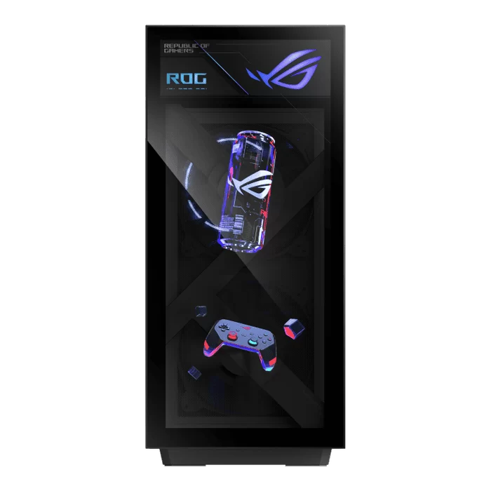 ASUS ROG G1000 (2026) GM1000 (GM1000TY-XS999) Gaming Desktop PC - Ryzen 9 9950X 3D, 5090 ROG, 32GB DDR5, 2TB NVMe PCIe 4.0, 1000W, 420mm AIO, Win 11 Pro 11 ASUS ROG G1000 (2026) GM1000 (GM1000TY-XS999) Gaming Desktop PC - Ryzen 9 9950X 3D, 5090 ROG, 32GB DDR5, 2TB NVMe PCIe 4.0, 1000W, 420mm AIO, Win 11 Pro - Ảnh 11