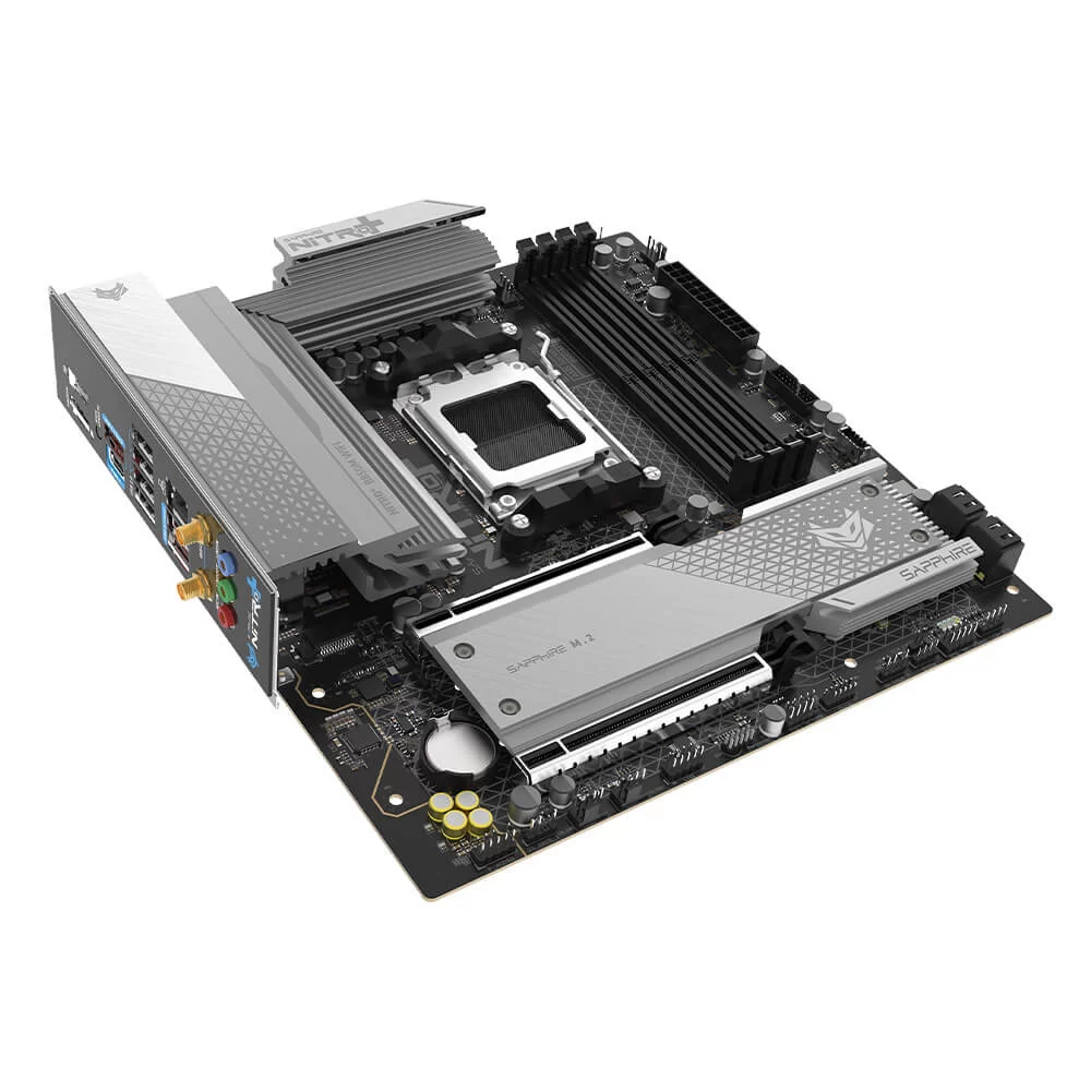 SAPPHIRE NITRO+ B850M WIFI – Socket AM5 Mainboard 5 SAPPHIRE NITRO+ B850M WIFI – Socket AM5 Mainboard - Ảnh 5