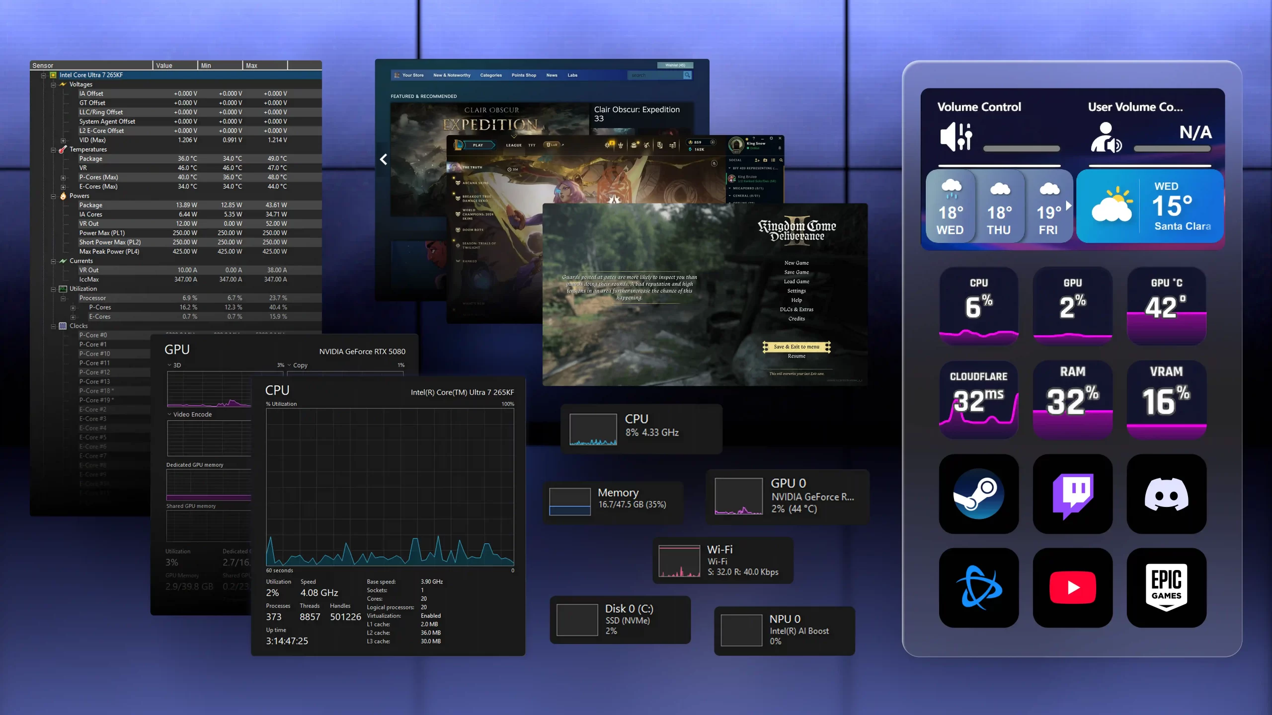 system stats scaled