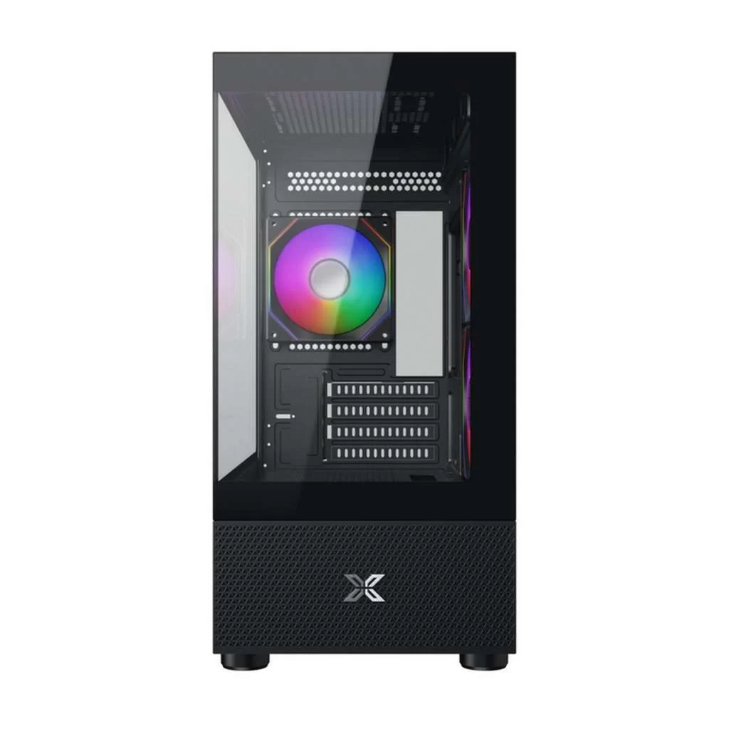 XIGMATEK ALPHARD M 3GF (EN44090) - Black, M-ATX, 3x G20F 120mm Fans 2 XIGMATEK ALPHARD M 3GF (EN44090) - Black, M-ATX, 3x G20F 120mm Fans - Ảnh 2