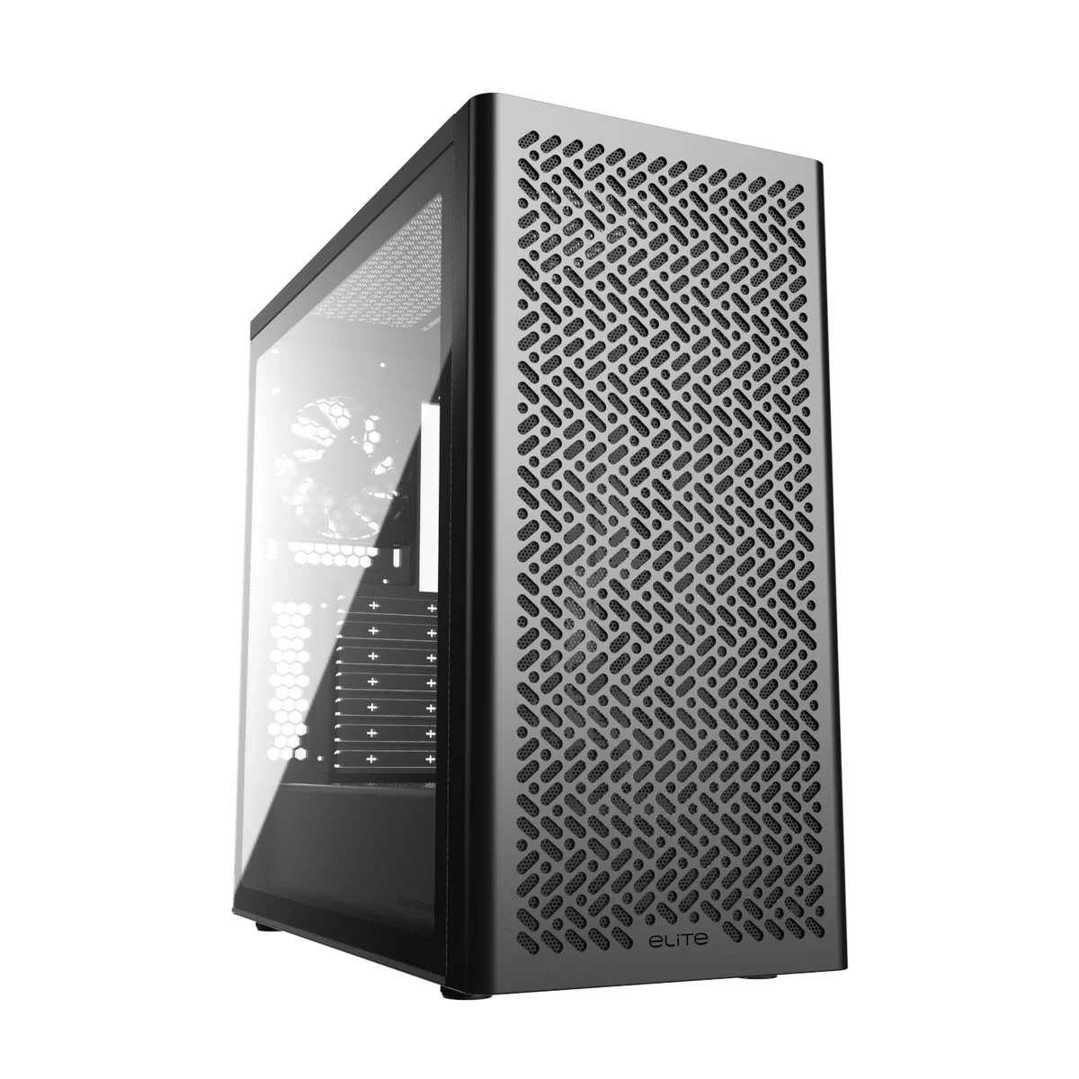 Cooler Master Elite 502 Lite Black Case - Tempered Glass, USB-Type C 1 Cooler Master Elite 502 Lite Black Case - Tempered Glass, USB-Type C