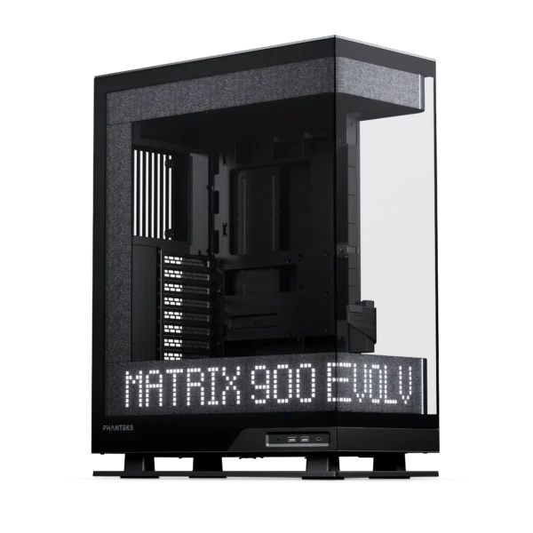 Phanteks Evolv X2 Matrix Black - See-through glass Design, 900-LED Matrix screen, Mid-Tower Case 2 Phanteks Evolv X2 Matrix Black - See-through glass Design, 900-LED Matrix screen, Mid-Tower Case - Ảnh 2