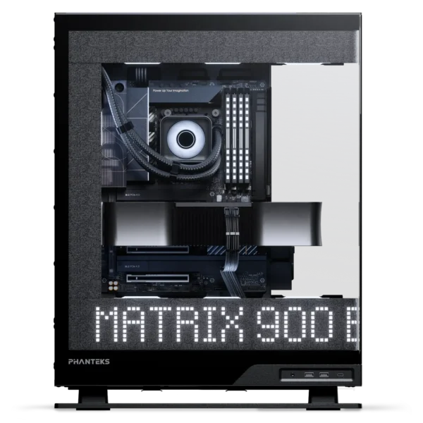 Phanteks Evolv X2 Matrix Black - See-through glass Design, 900-LED Matrix screen, Mid-Tower Case 11 Phanteks Evolv X2 Matrix Black - See-through glass Design, 900-LED Matrix screen, Mid-Tower Case - Ảnh 11