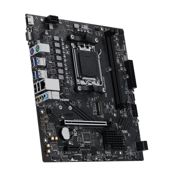 MSI Pro A620AM-B EVO DDR5 Mainboard 3 MSI Pro A620AM-B EVO DDR5 Mainboard - Ảnh 3