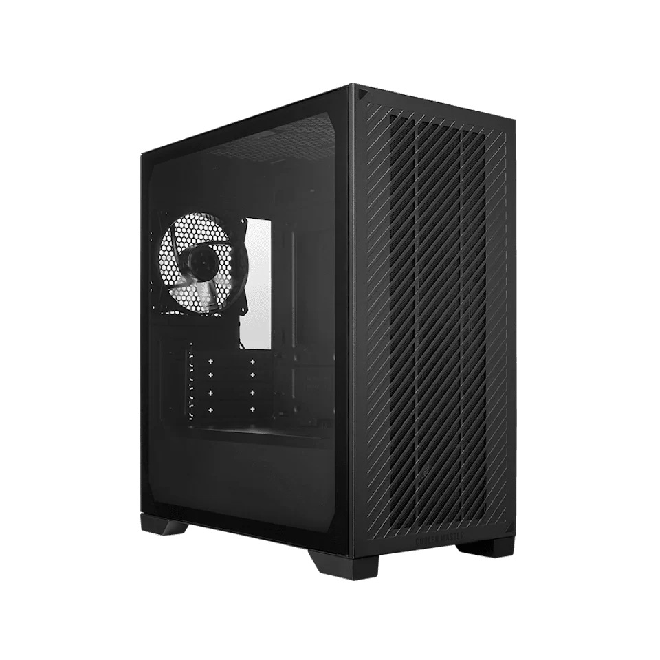 Cooler Master Elite 301 Lite Black Case - Tempered Glass, USB-Type C 1 Cooler Master Elite 301 Lite Black Case - Tempered Glass, USB-Type C