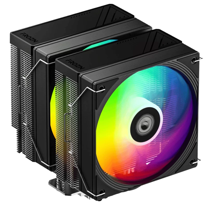 ID-COOLING FROZN A620 PRO SE ARGB Black CPU Air Cooler - Black, 6x Ø6 mm copper Heat Pipes