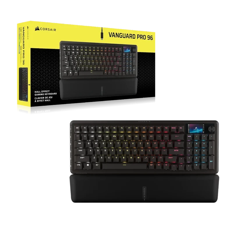 CORSAIR Vanguard Pro 96 HE RGB Hotswap SOCD - Corsair MGX Switch Gaming Keyboard 2 CORSAIR Vanguard Pro 96 HE RGB Hotswap SOCD - Corsair MGX Switch Gaming Keyboard - Ảnh 2