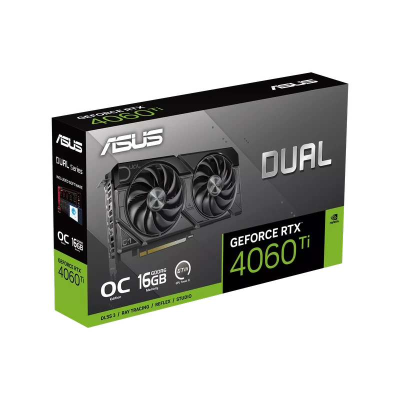 ASUS Dual GeForce RTX 4060Ti EVO OC Edition 16GB GDDR6 (DUAL-RTX4060TI-O16G-EVO) Graphics Card 3 ASUS Dual GeForce RTX 4060Ti EVO OC Edition 16GB GDDR6 (DUAL-RTX4060TI-O16G-EVO) Graphics Card - Ảnh 3