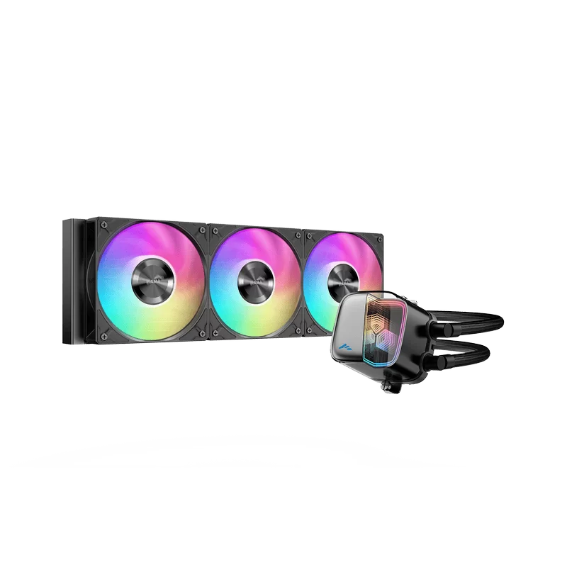 SAMA L70 360BK Black AIO Liquid CPU Cooler – 360mm Radiator, 3x 120mm ARGB fans 3 SAMA L70 360BK Black AIO Liquid CPU Cooler – 360mm Radiator, 3x 120mm ARGB fans - Ảnh 3