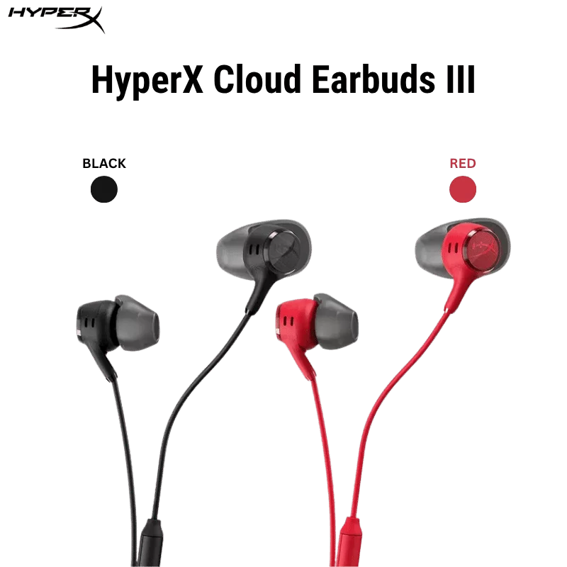 HyperX Cloud Earbuds III Earbuds - Jack 3.5 1 HyperX Cloud Earbuds III Earbuds - Jack 3.5