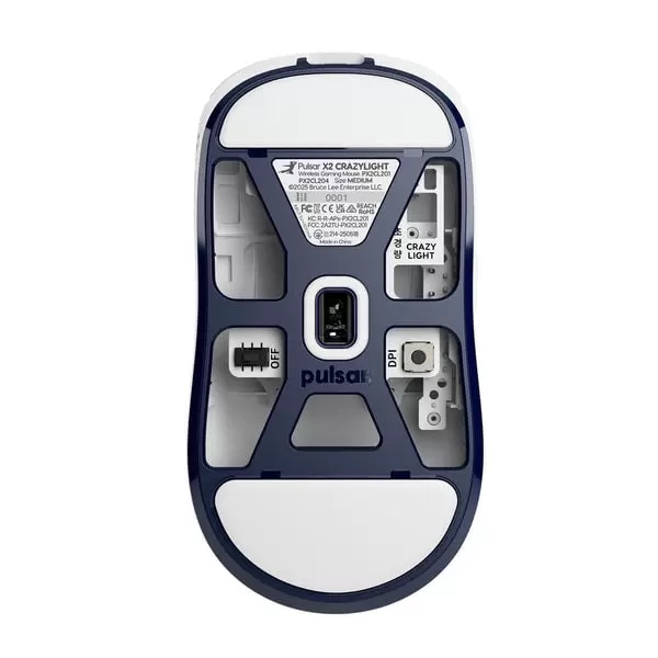 Pulsar X2 CrazyLight Bruce Lee 85th Edition Size 2 (Medium) Wireless Mouse 8K 4 Pulsar X2 CrazyLight Bruce Lee 85th Edition Size 2 (Medium) Wireless Mouse 8K - Ảnh 4