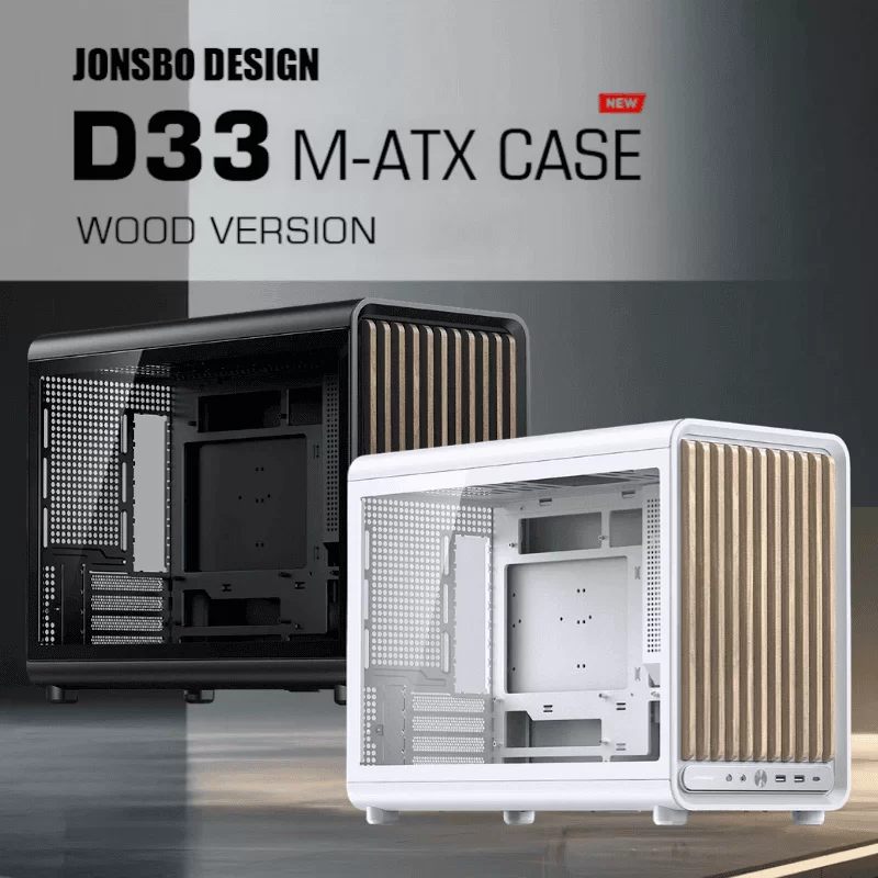 Jonsbo D33 Wood Edition M-ATX Case 1 Jonsbo D33 Wood Edition M-ATX Case