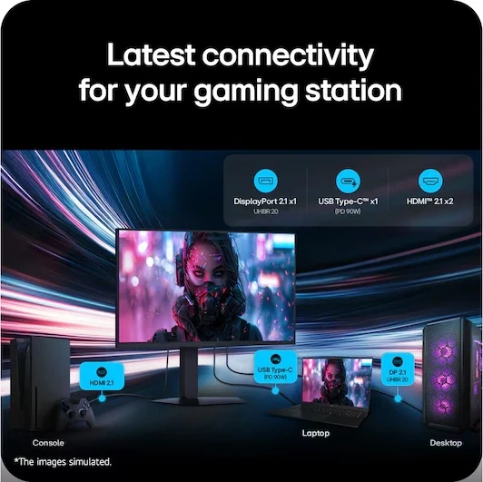 LG UltraGear 27GM950B-B Gaming Monitor - 27 inch 5K (5120×2880), Mini LED, 165Hz/330Hz Dual Mode, 1ms GtG, HDR1000, G-SYNC Compatible, FreeSync Premium, DP 2.1 12 LG UltraGear 27GM950B-B Gaming Monitor - 27 inch 5K (5120×2880), Mini LED, 165Hz/330Hz Dual Mode, 1ms GtG, HDR1000, G-SYNC Compatible, FreeSync Premium, DP 2.1 - Ảnh 12