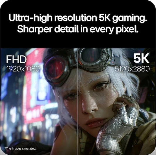 LG UltraGear 27GM950B-B Gaming Monitor - 27 inch 5K (5120×2880), Mini LED, 165Hz/330Hz Dual Mode, 1ms GtG, HDR1000, G-SYNC Compatible, FreeSync Premium, DP 2.1 8 LG UltraGear 27GM950B-B Gaming Monitor - 27 inch 5K (5120×2880), Mini LED, 165Hz/330Hz Dual Mode, 1ms GtG, HDR1000, G-SYNC Compatible, FreeSync Premium, DP 2.1 - Ảnh 8