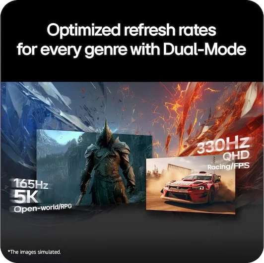LG UltraGear 27GM950B-B Gaming Monitor - 27 inch 5K (5120×2880), Mini LED, 165Hz/330Hz Dual Mode, 1ms GtG, HDR1000, G-SYNC Compatible, FreeSync Premium, DP 2.1 10 LG UltraGear 27GM950B-B Gaming Monitor - 27 inch 5K (5120×2880), Mini LED, 165Hz/330Hz Dual Mode, 1ms GtG, HDR1000, G-SYNC Compatible, FreeSync Premium, DP 2.1 - Ảnh 10