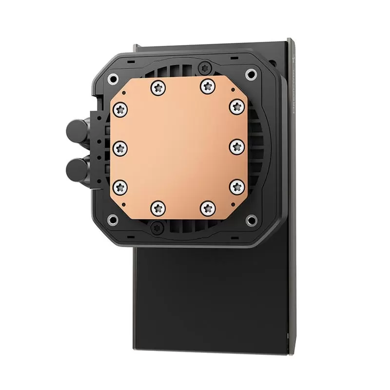 DeepCool LT360 VISION ARGB Black AIO Liquid CPU Cooler - 360mm Radiator, 3x120mm ARGB Fans, 4.5" IPS LCD Display, 6th Generation Pump, AM5 / LGA1700 Compatible 4 DeepCool LT360 VISION ARGB Black AIO Liquid CPU Cooler - 360mm Radiator, 3x120mm ARGB Fans, 4.5" IPS LCD Display, 6th Generation Pump, AM5 / LGA1700 Compatible - Ảnh 4