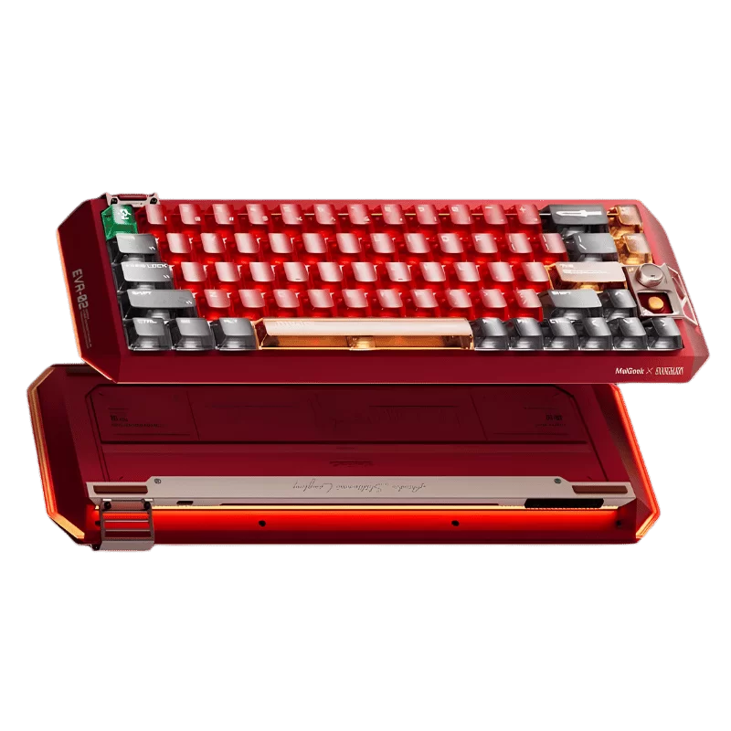 MelGeek Evangelion Centauri 60 EVA-02 Asuka Limited Edition Gaming Keyboard - 60%, HE, CNC Al-case, Leaf-spring gasket mount 1 MelGeek Evangelion Centauri 60 EVA-02 Asuka Limited Edition Gaming Keyboard - 60%, HE, CNC Al-case, Leaf-spring gasket mount