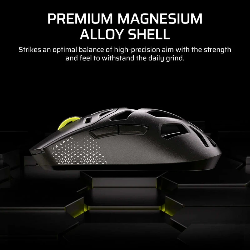 CORSAIR SABRE v2 PRO Magnesium Alloy Wireless 8K Gaming Mouse 8 CORSAIR SABRE v2 PRO Magnesium Alloy Wireless 8K Gaming Mouse - Ảnh 8