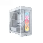 case corsair frame 4500x lx r rgb icue link panoramic white 1