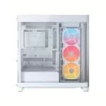 case corsair frame 4500x lx r rgb icue link panoramic white 164449