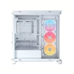 case corsair frame 4500x lx r rgb icue link panoramic white 164450