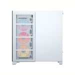 case corsair frame 4500x lx r rgb icue link panoramic white 164451