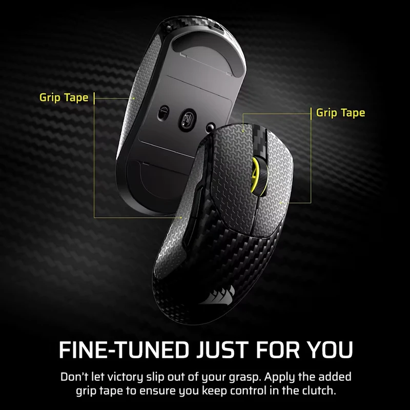 CORSAIR SABRE v2 PRO Carbon Fiber Wireless 8K Black Gaming Mouse 12 CORSAIR SABRE v2 PRO Carbon Fiber Wireless 8K Black Gaming Mouse - Ảnh 12