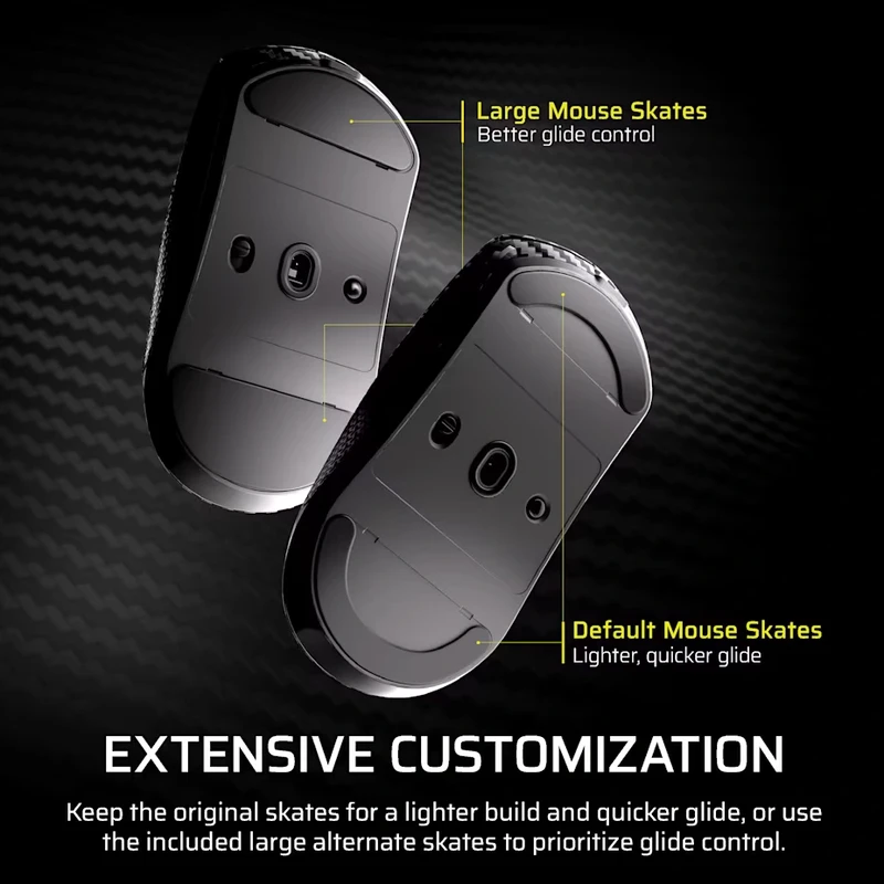 CORSAIR SABRE v2 PRO Carbon Fiber Wireless 8K Black Gaming Mouse 13 CORSAIR SABRE v2 PRO Carbon Fiber Wireless 8K Black Gaming Mouse - Ảnh 13