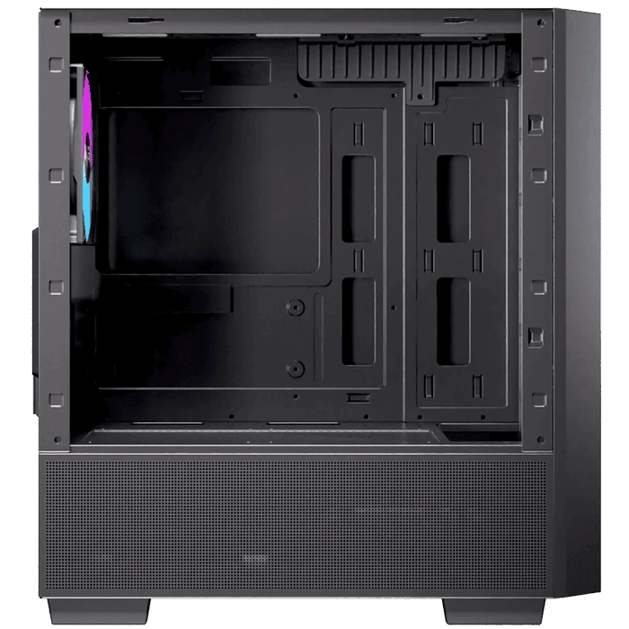 EINAREX PULSE PM150 RGB Black M-ATX Gaming Case - Mesh Front, Tempered Glass, 3× ARGB Fans 8 EINAREX PULSE PM150 RGB Black M-ATX Gaming Case - Mesh Front, Tempered Glass, 3× ARGB Fans - Ảnh 8