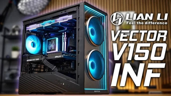 Lian Li Vector V150 INF Black M-ATX Case - 3x ARGB INF mirror fans 20 Ứng dụng góc máy Lian Li Vector V150 INF